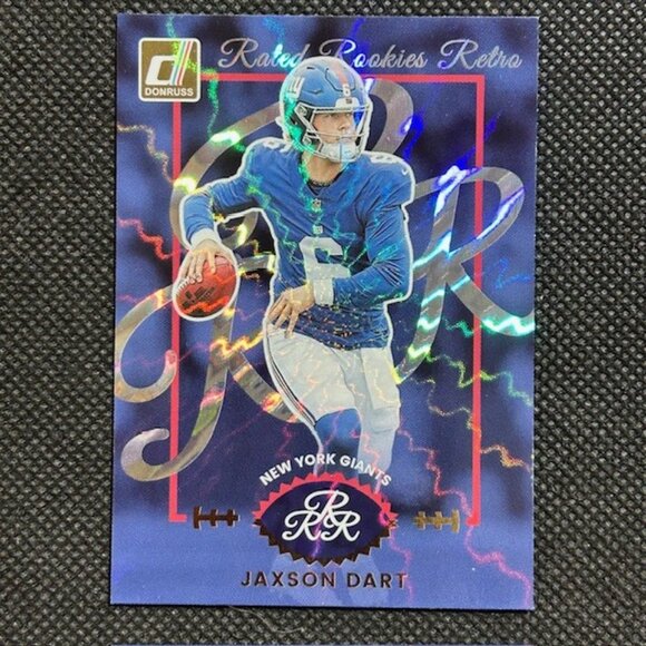 JAXSON DART 2025 Panini Donruss Retro Rated Rookie (RC) New York Giants - Picture 1 of 2
